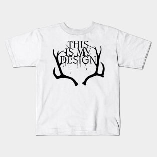 This Is My Design Kids T-Shirt